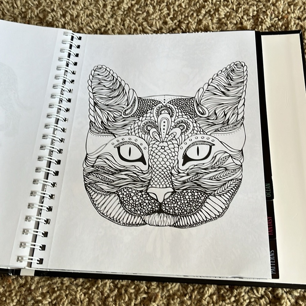 Kaleidoscope coloring book - Picture 7 of 8